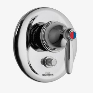 Fima Carlo Frattini Olivia F5009X2BR inbouw bad/ douchekraan 1-greeps met 2 weg omstelling (2 uitgangen) brons