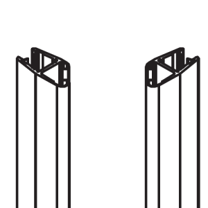 HSK Atelier E78055 magneetstrip 45 graden, set van 2 stuks, 200cm, 8mm, chroom *niet meer leverbaar*