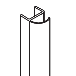 HSK Atelier Pur E77065 dichting verticaal, 200cm, 8mm *niet meer leverbaar*