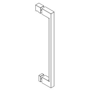 HSK E100140-35-41 greep hoekig chroom