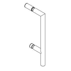 HSK E100140-5-41 F-greep chroom