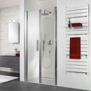 HSK Exklusiv 411500 pendeldeur 93x200cm helder edelglas alu zilver mat (OUTLET)