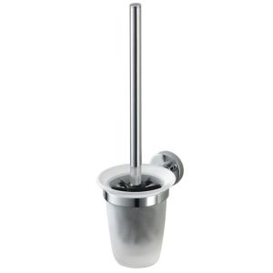 Haceka Kosmos 1112111 closetborstel gesatineerd glas/ chroom