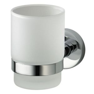 Haceka Kosmos 1115476 glashouder gesatineerd glas/ chroom