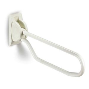 Handicare (Linido) LI2603360402 opklapbare toiletbeugel 600 mm RVS gecoat wit