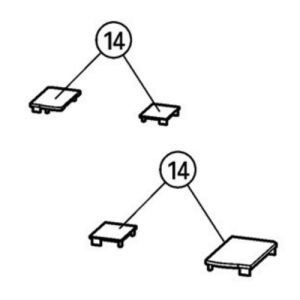 Huppe Alpha - Classics (2), 024013 set afdekkapjes