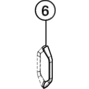 Huppe X1, 061266 handgreep, set, buiten/binnen