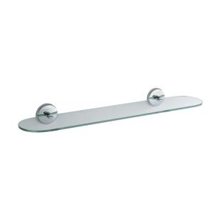 Inda Colorella A23070CR01 planchet 60cm transparant glas/ chroom