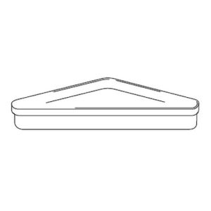 Inda Colorella - Hotellerie R04310 bakje van transparant PMMA