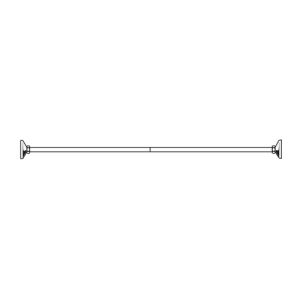 Inda Hotellerie A0148GCR douchestang 200cm messing verchroomd