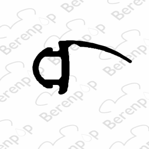 Inda Sim 6000 RBGV13209900 scharnierdichting 150cm voor badwand 2-delig *niet meer leverbaar*
