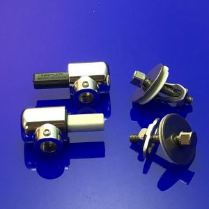 Keramag Virto 598159000 set van 2 scharnieren voor toiletzitting chroom