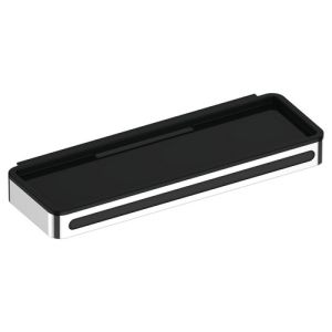 Keuco Plan 14959010037 douchekorf met wisser chroom/ zwartgrijs (OUTLET)