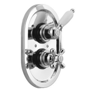 Lanesto Brighton 253463 2-weg inbouwthermostaat chroom (OUTLET)