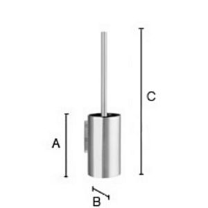 Smedbo Beslagsboden SMARTP-BBCR accessoireset (toiletset) gepolijst edelstaal