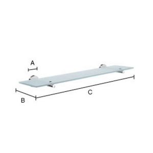 Smedbo Home HK347 planchet 60cm chroom