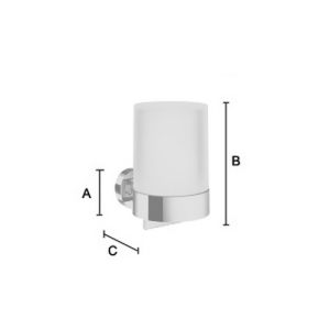 Smedbo Home HB361 zeepdispenser zwart