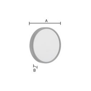 Smedbo Outline Lite FB622 vergrootspiegel met zuignappen 12x zwart