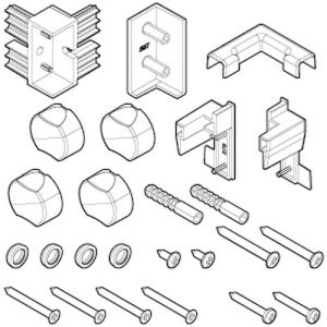 Novellini R01BJAH1-K montageset chroom