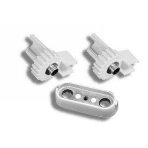 Novellini R02LUSO1-K scharnierdelenset chroom *Niet meer leverbaar*