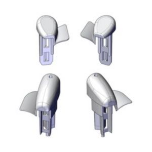 Novellini R04LUR01-K set eindkapjes chroom
