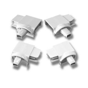 Novellini R05LUGI1-A set eindkapjes wit 030