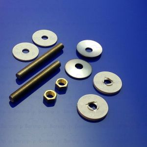 Pressalit BZ5999 Calmo-T Soft set vaste scharnieren chroom