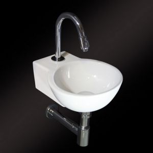 San4U 2503035 One Pack Sun fonteinset wit keramiek/ chroom