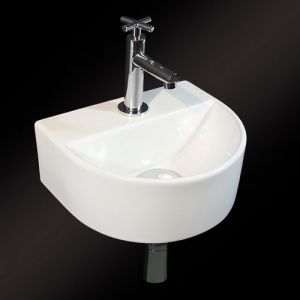 San4U 2504035 One Pack Moon fonteinset wit keramiek/ chroom