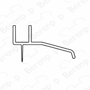 San4U Sealday SD013 afwaterprofiel met flexibele lip 200cm, 8mm