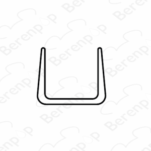 San4U Sealday SD037 u-compensatieprofiel, 200cm, van 6 naar 8mm *niet meer leverbaar*