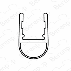 San4U Sealday SD083 o-dichtingsprofiel laag, 200cm, 6-8mm