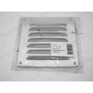 San4U 1-1616 A schoepenrooster 155x155 mm aluminium (OUTLET)