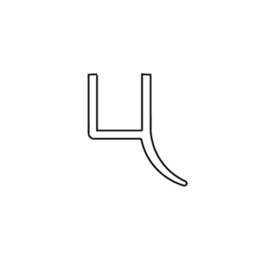 San4U Sealday SD20 afdichtprofiel met zachte lip, 200cm, 8mm