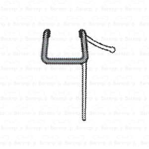 Sealskin Duka 5000-1 GUML245 100cm gebogen afdichtprofiel transparant, 8mm