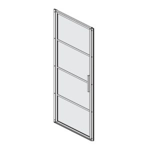 Sealskin Soho SOHO/SW/80/HRZLKSTRP/LF horizontale lekstrip 712mm zwart