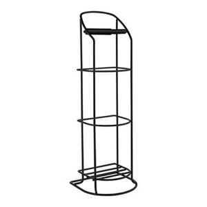 Smedbo Beslagsboden BB1220 toiletrolhouder met reserverolhouder mat zwart