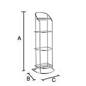 Smedbo Beslagsboden BB1220 toiletrolhouder met reserverolhouder mat zwart