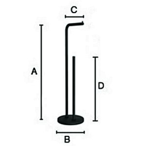 Smedbo Beslagsboden BX1230 toiletrolhouder met reserverolhouder mat wit