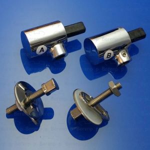 Sphinx 300 Comfort Top Fix S8H70705A20 set van 2 scharnieren chroom