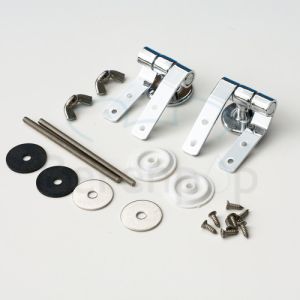 Sphinx 340 S8H95600R set van 2 scharnieren voor wc bril chroom *niet meer leverbaar*