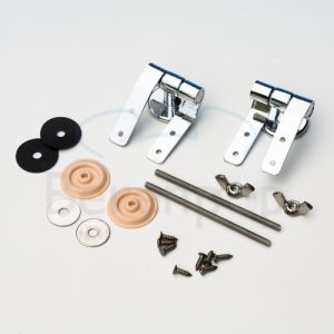 Sphinx Gilia S8H95500R set van 2 scharnieren voor wc bril chroom *niet meer leverbaar*