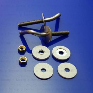 Villeroy en Boch Magnum 92204461 set vaste scharnieren chroom