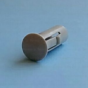 Pressalit A7223 scharnierbus met weerhaak lang grijs