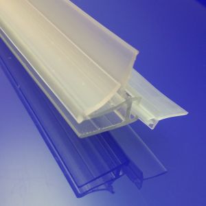 PDPlan Cristal C906 set lekstrippen 61.3cm inclusief 4 hoekjes voor kwartronde douche 90x90cm