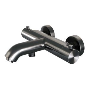 Brauer Edition 5-GM-041 opbouw baddouche thermostaatkraan gunmetal geborsteld PVD