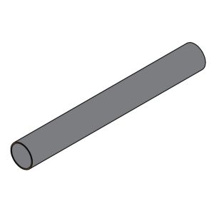 Clou CL1060604284 muurbuis 200mm ø25mm t.b.v. Mini Suk sifon gunmetal geborsteld PVD
