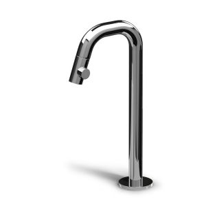 Clou Kaldur CL060500529R staande fonteinkraan met korte uitloop, hoge versie, chroom