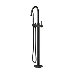 Clou XO CL060400121 type 1 vrijstaande badkraan met handdouche mat zwart