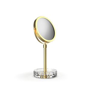 Decor Walther Crystal 0941956 KR KSA vergrootspiegel 1x en 5x clear crystal/ mat goud